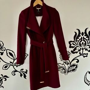 Ted Baker Rose Wrap Coat - Midi length